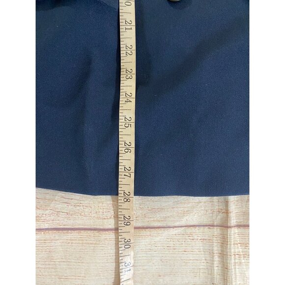 Zara Women's Blue Button Front Long Sleeve Blazer Jacket - XS - Picture 7 of 15